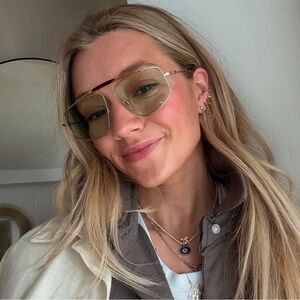 Yes Santini Glasses with Green Lense